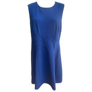 Tommy Hilfiger Blue A-Line Career Office Dress Size 12